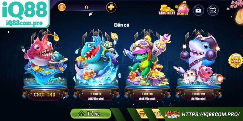 Tham gia sảnh với nhiều loại súng công phá khủng