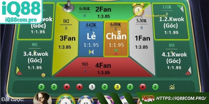 Game dự đoán số hạt nằm trong phạm vi cho phép