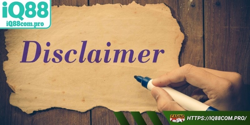 Miễn trừ trách nhiệm khi người dùng vi phạm hoặc để lộ thông tin